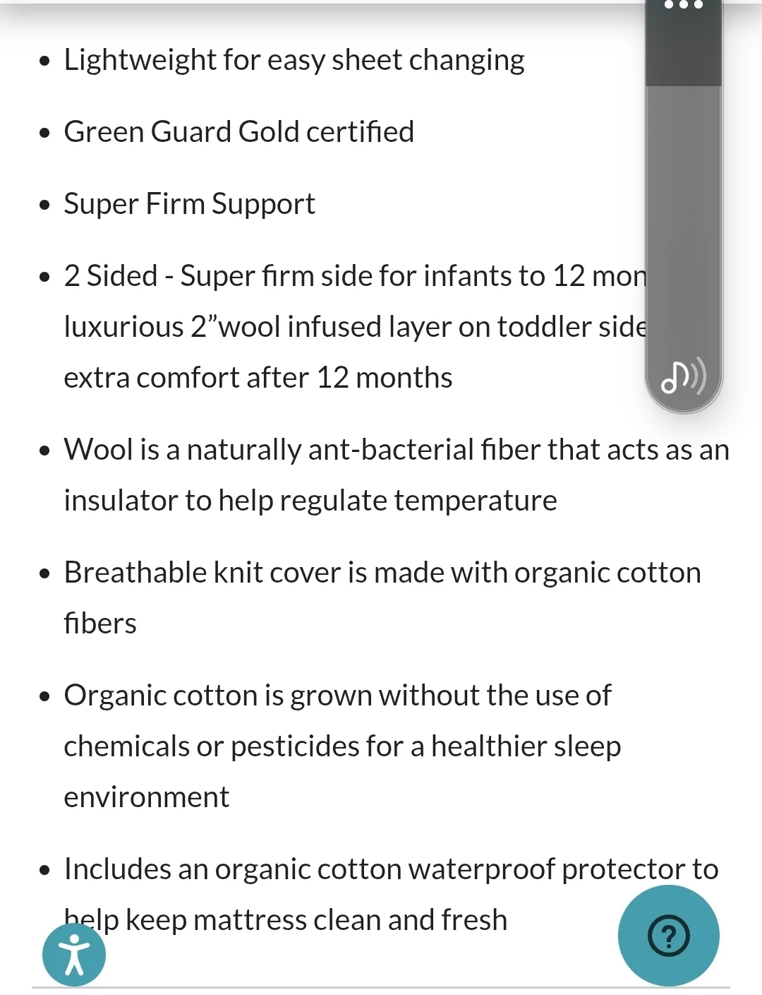 Simmons BeautySleep Organic Crib Mattress Bundle image indicator(2)