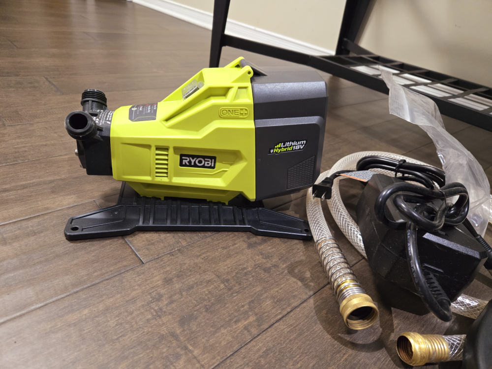 Ryobi P750 18V ONE+ Hybrid Transfer Pump 💚 - photo 2