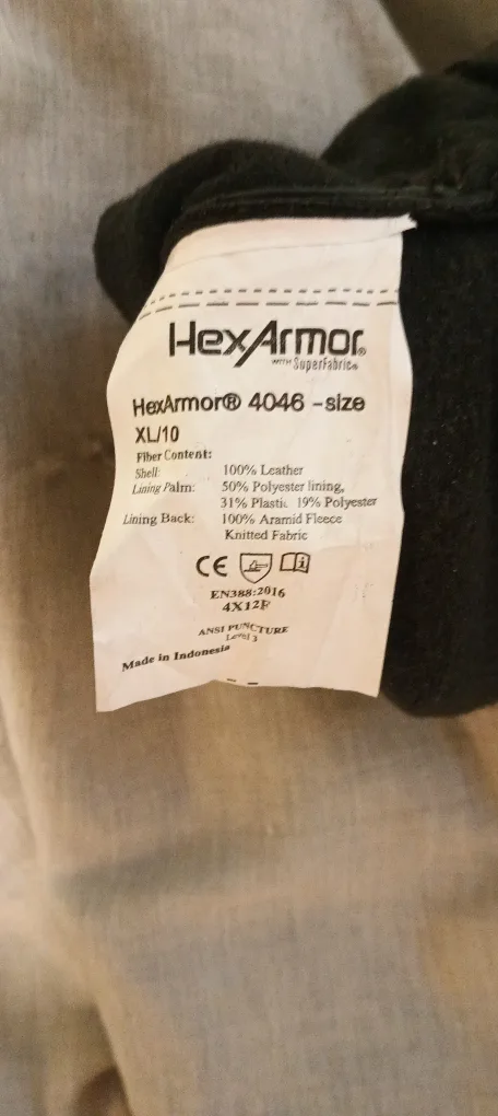 HexArmor 4046 Leather Gloves - Size XL image indicator(3)