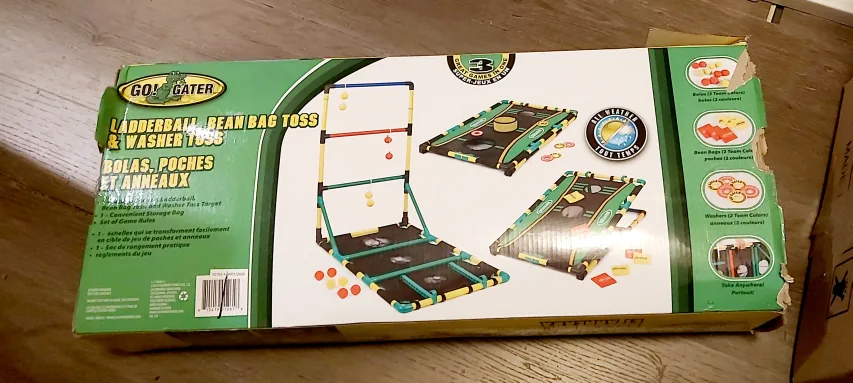 Go Gator 3-in-1 Ladderball, Bean Bag Toss & Washer Toss Game image indicator(2)