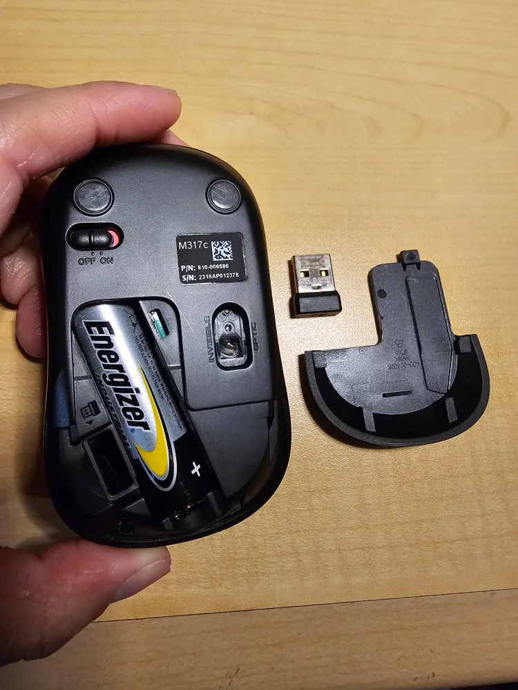 Logitech M317 Wireless Mouse 🧡 image indicator(2)