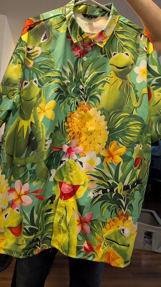 Kermit the Frog Hawaiian Shirt