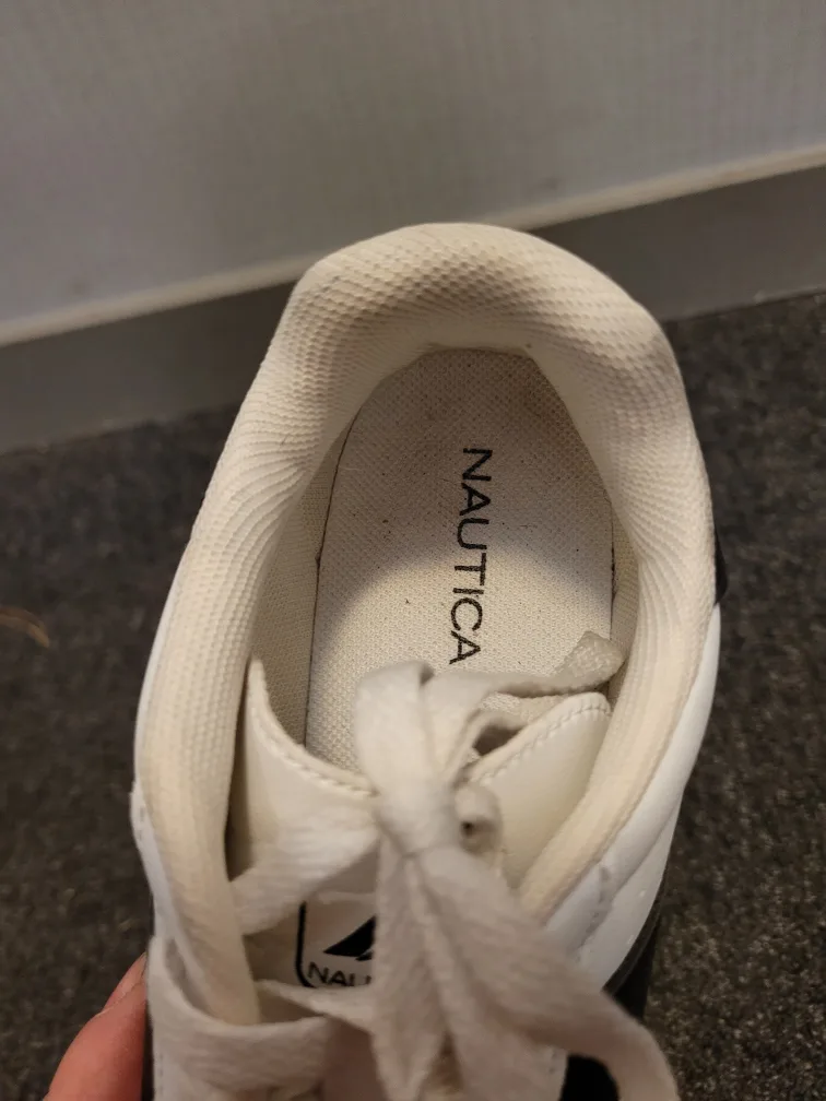 Nautica Women's White and Black Sneakers image indicator(4)