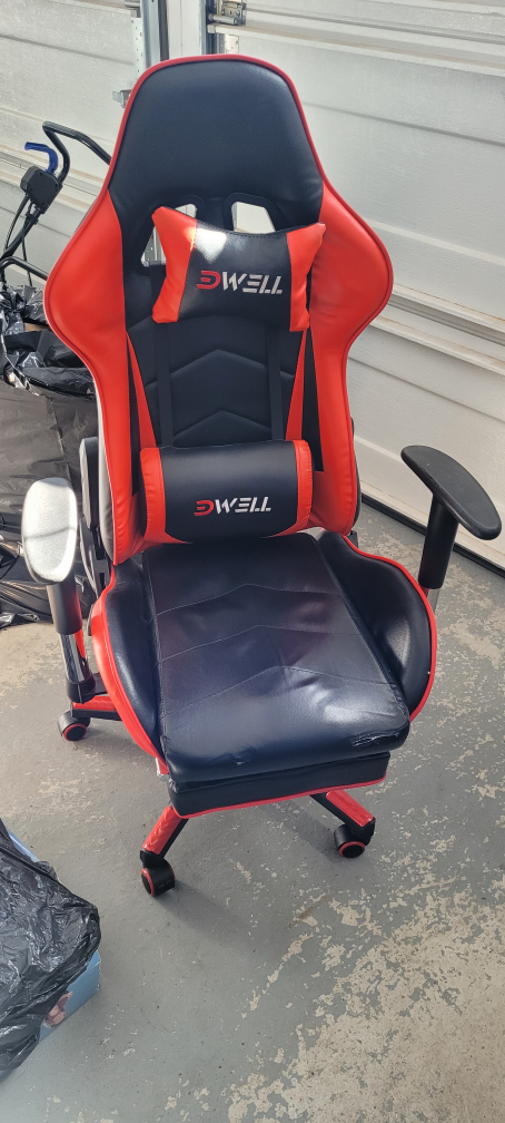 THEMIC Gaming Chair - Red and Black