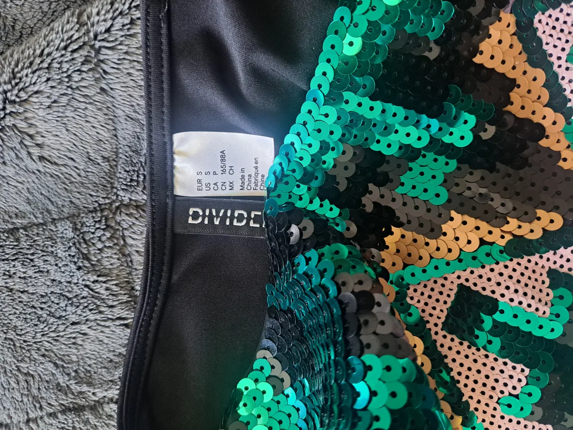 Ladies Sequin Geometric Skirt Set - New image indicator(4)