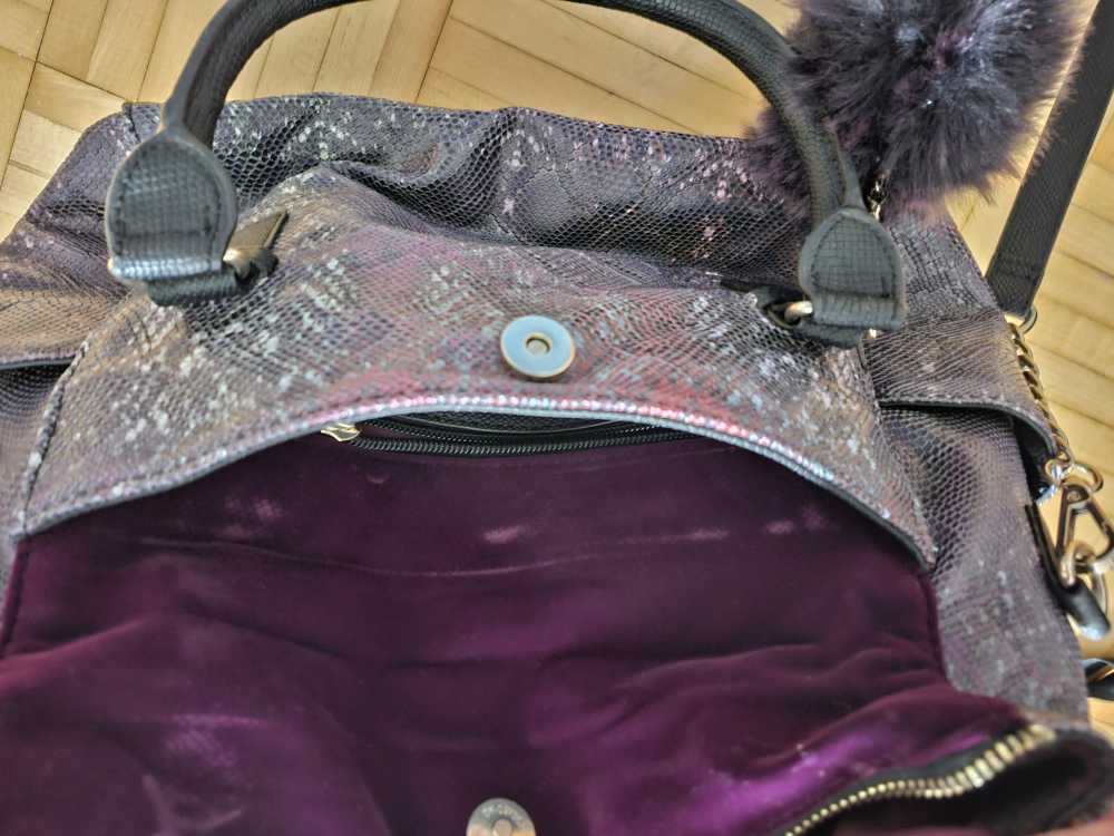Gorgeous Snakeskin-Patterned Desigual Handbag - photo 2