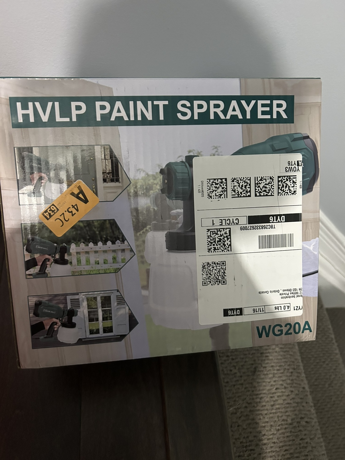 HVLP Paint Sprayer WG20A - New in Box