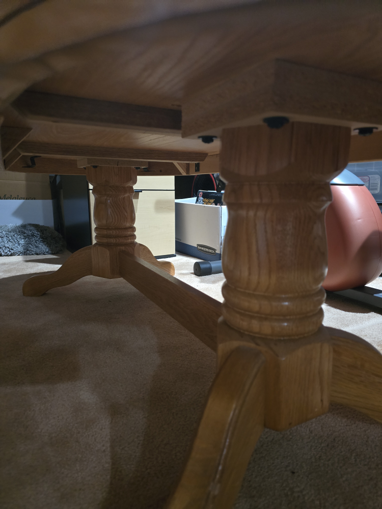 Oval Wood Coffee Table - photo 2
