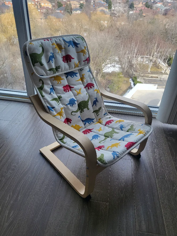 IKEA LACK Rocking Chair with Removable Cushion image indicator(3)