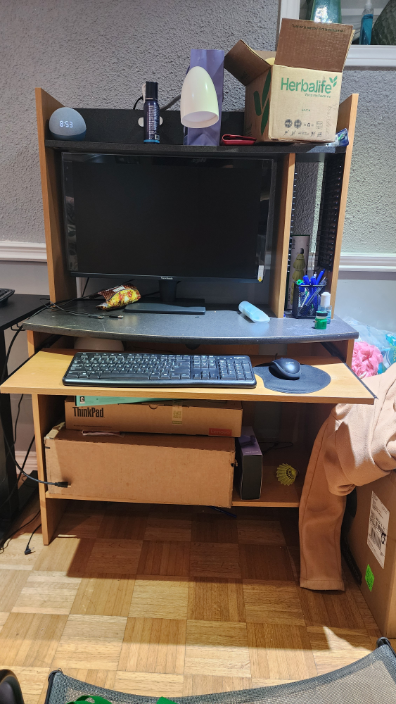 Computer Desk with Monitor Stand - photo 2