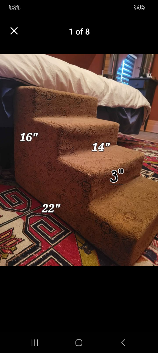 Pet Steps - Brown Patterned Fabric - photo 4
