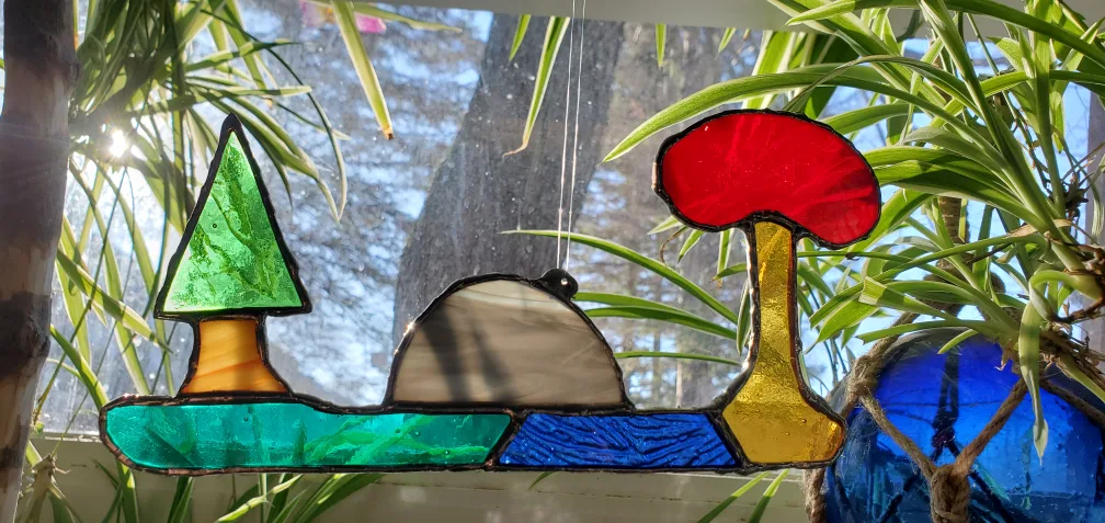 Stained Glass Nature Scene thumbnail