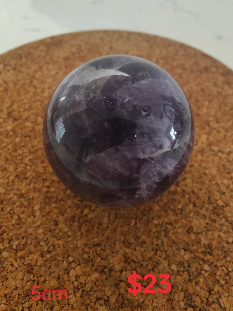 Amethyst spheres and Celestite sphere image indicator(4)