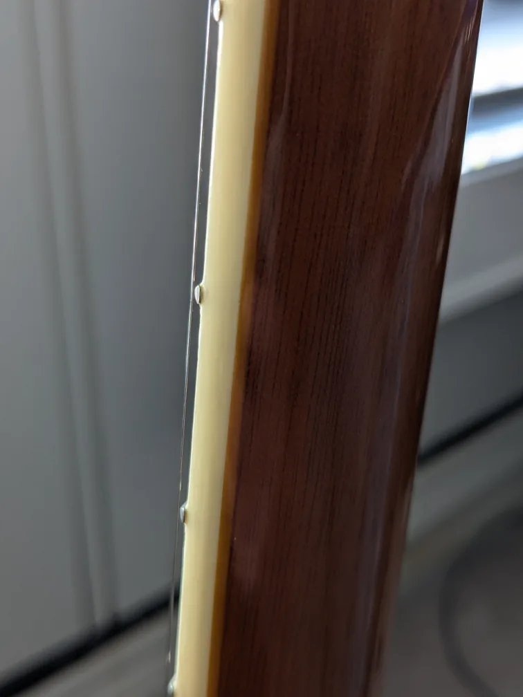 Acoustic guitar with: case, tuner, pick, new strings image indicator(4)