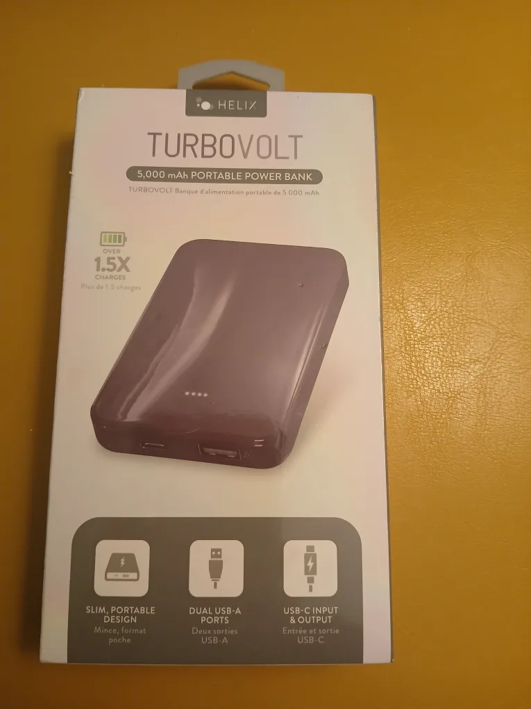 Helix Turbovolt 5000 mAh Portable Power Bank image indicator(2)