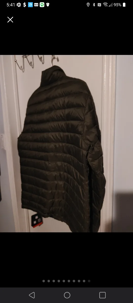 🥕LONDON FOG PACKABLE DOWN JACKET MENS LARGE BRAND NEW WITH TAGS image indicator(10)