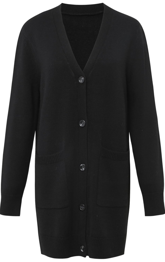 Black Knit Cardigan Sweater #freecycle - photo 2