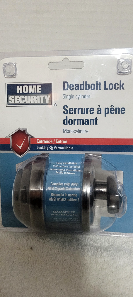 Home Security Deadbolt Lock - Single Cylinder - photo 2