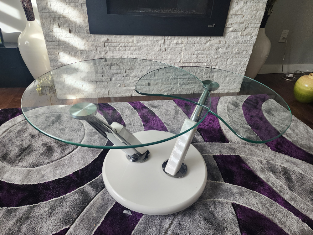 Modern Glass Coffee/End Table Set