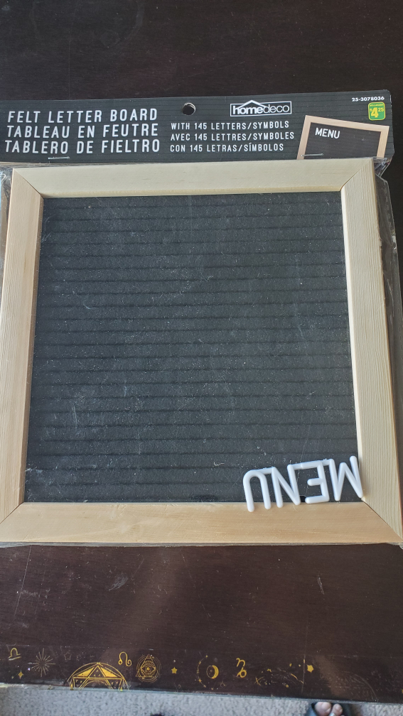Home Decor Felt Letter Board with 145 Letters/Symbols - photo 3