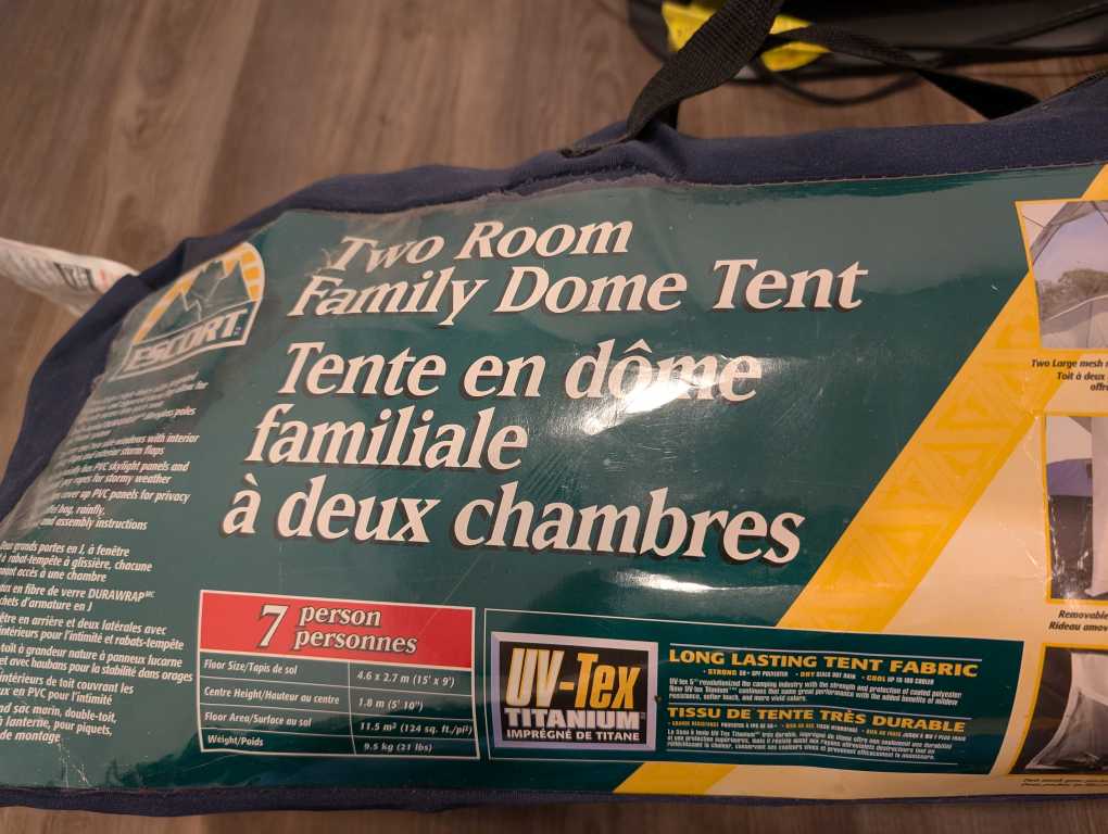 Escort Two Room Family Dome Tent 7 Person - photo 2