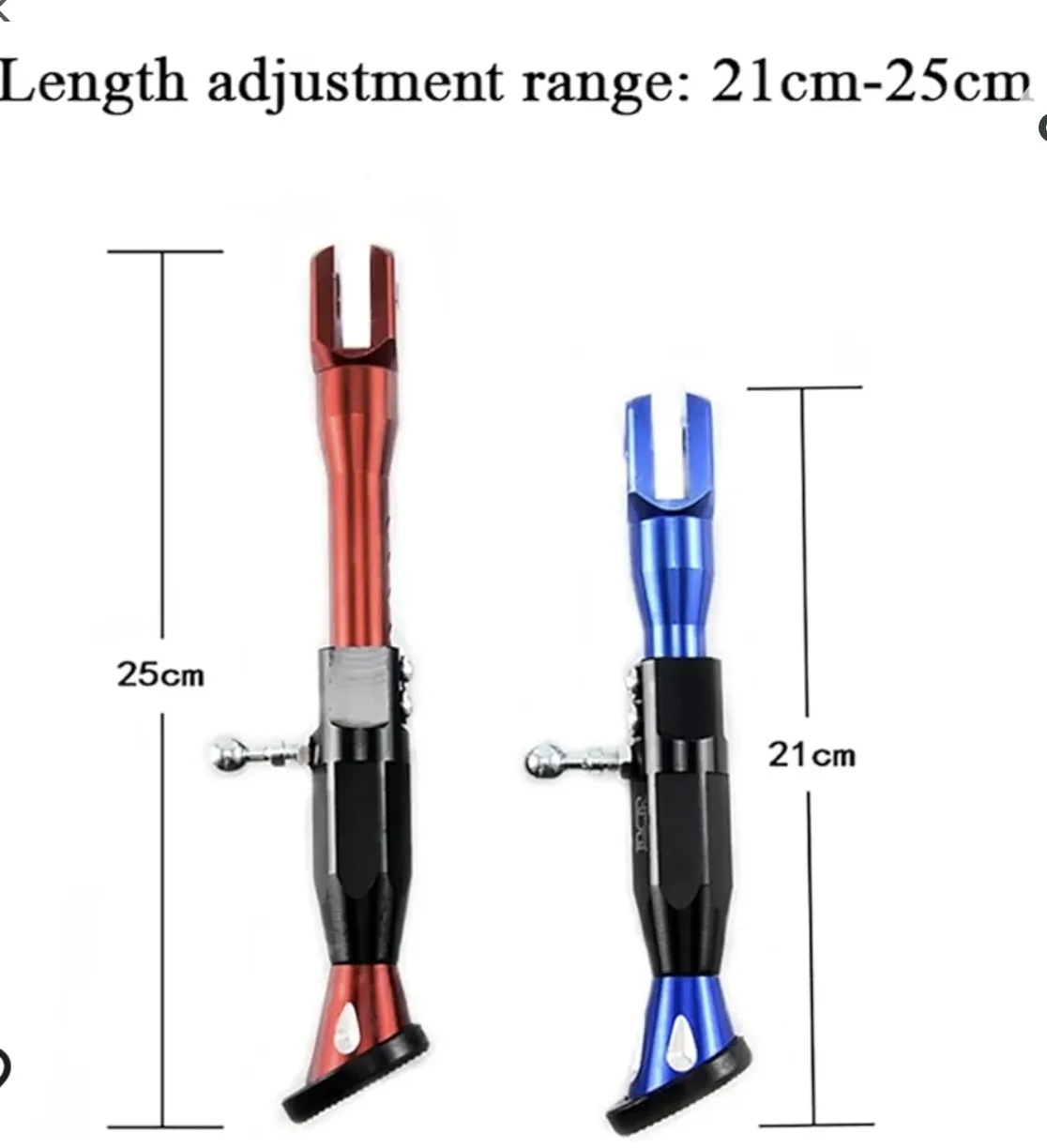 Adjustable Motorcycle Side Stand Support image indicator(5)