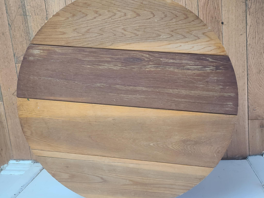Small Round Wooden Side Table - photo 4