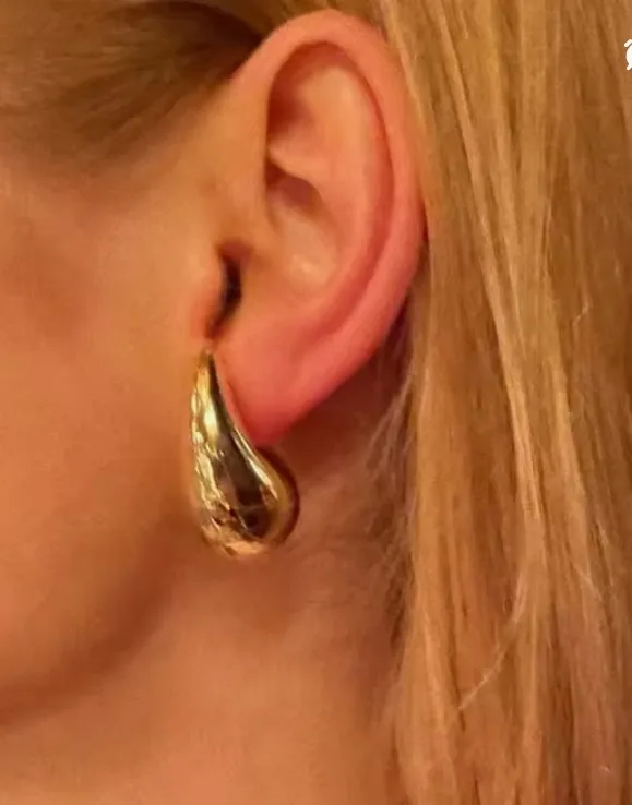 Gold Teardrop Earrings image indicator(2)