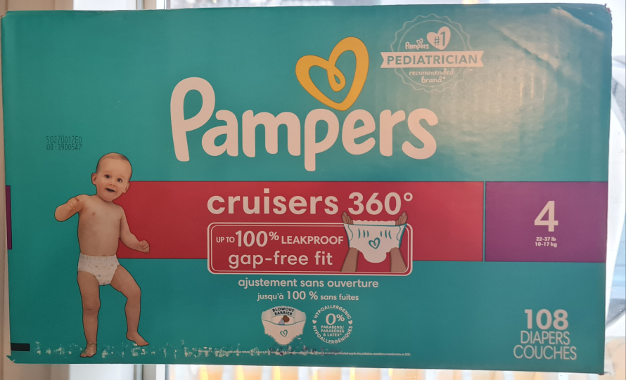 Pampers Cruisers 360° Size 4 Diapers