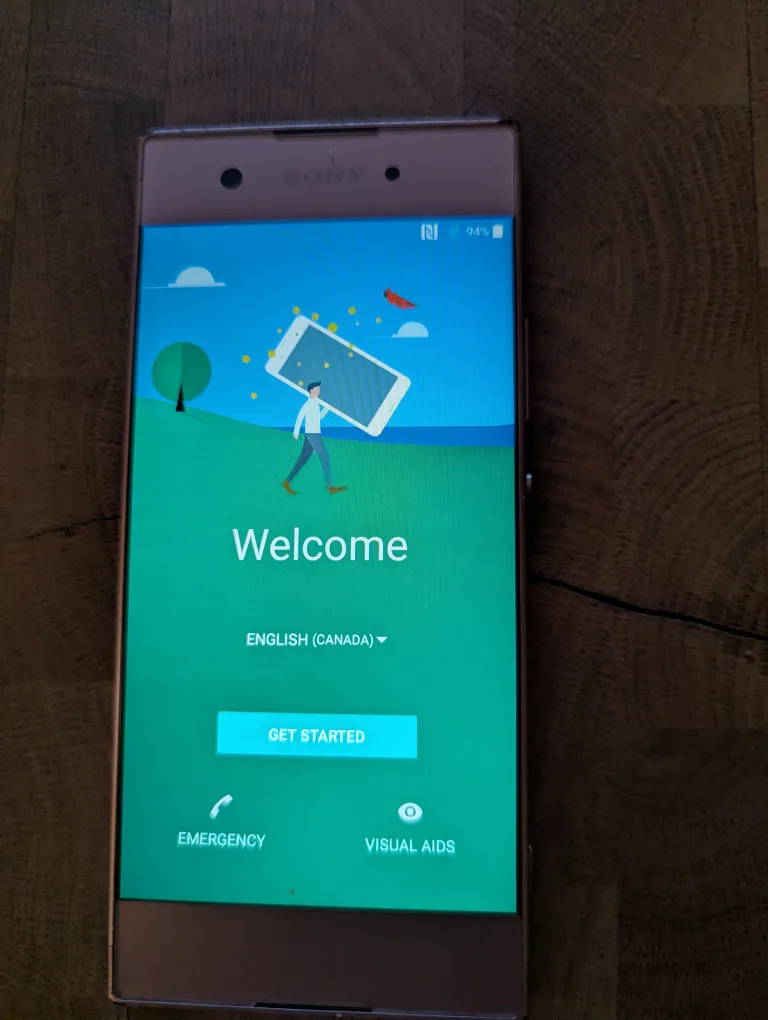 Sony Xperia Smartphone - Rose Gold - For Parts or Repair image indicator(2)