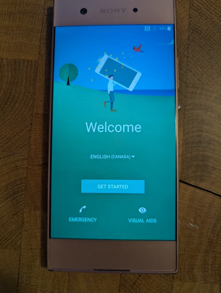 Sony Xperia Smartphone - Rose Gold - For Parts or Repair image indicator(4)