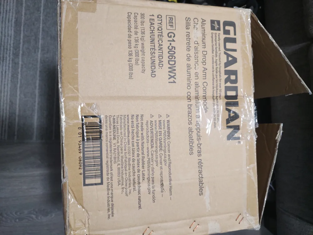 Guardian Elevated Toilet Seat with Wheels image indicator(5)