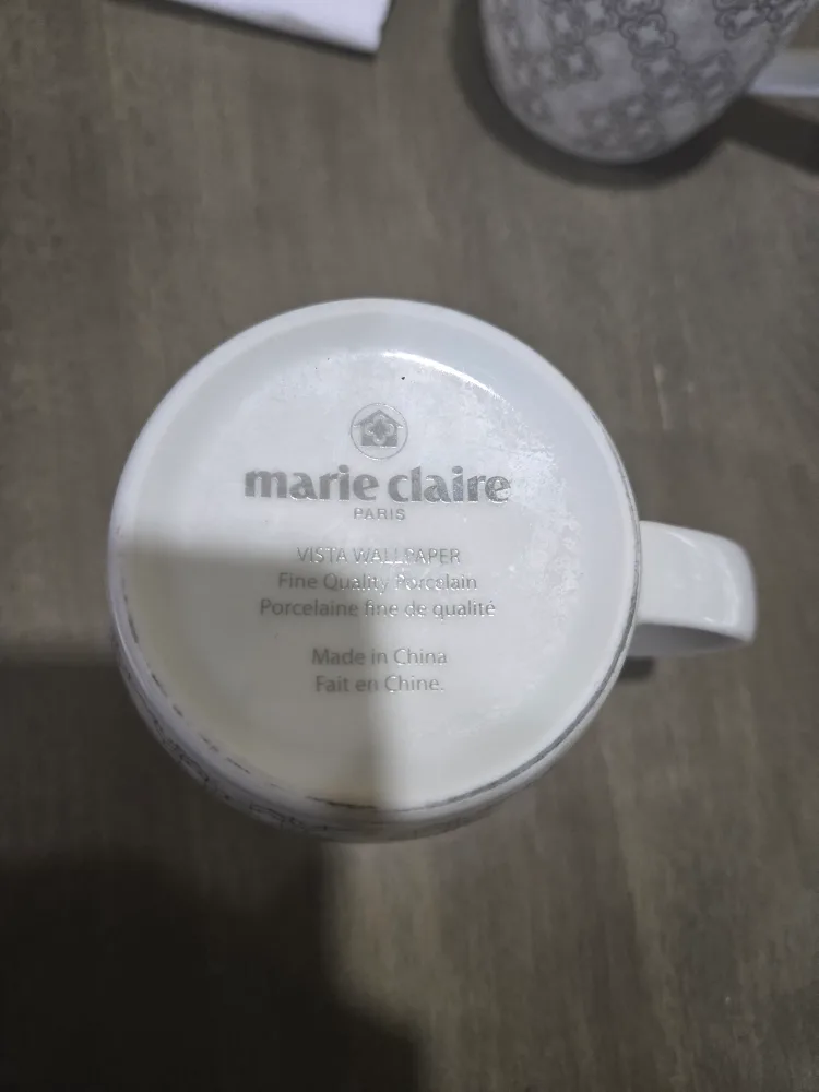 Pair of Marie Claire Vista Wallpaper Mugs image indicator(2)