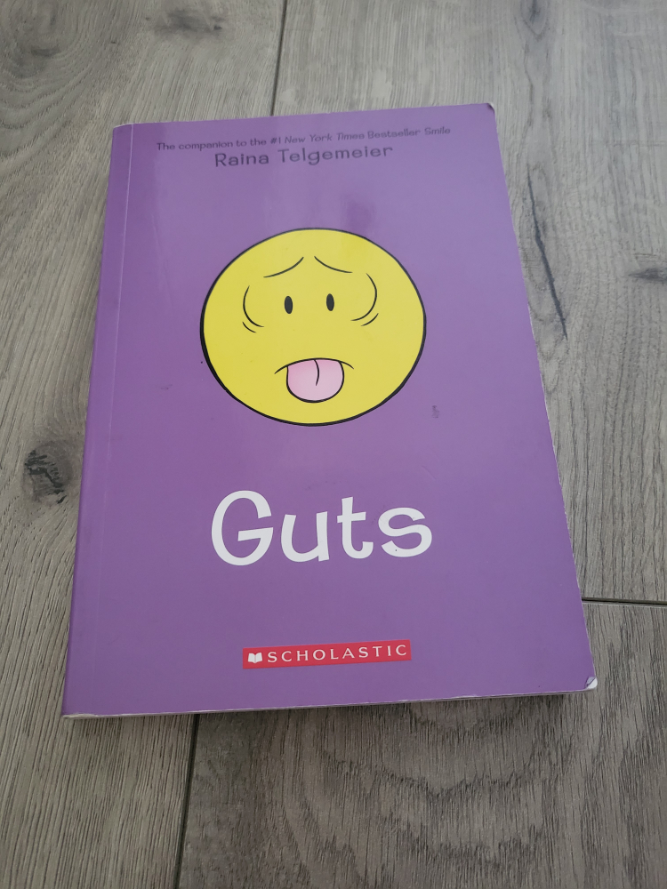 Guts Graphic Novel by Raina Telgemeier