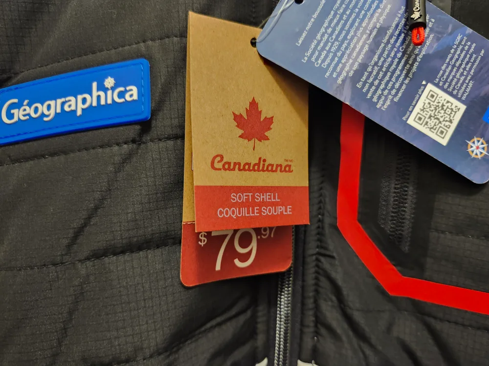 brand new white Canadiana Geographica Soft Shell Jacket image indicator(3)