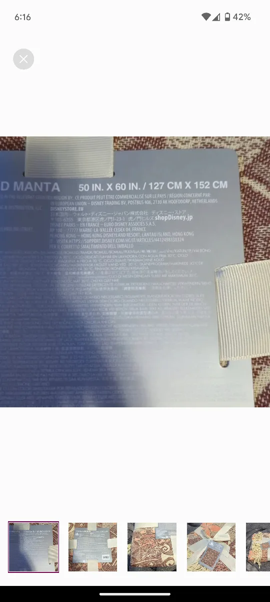 Disney Parks Moana Throw Blanket brand new image indicator(5)