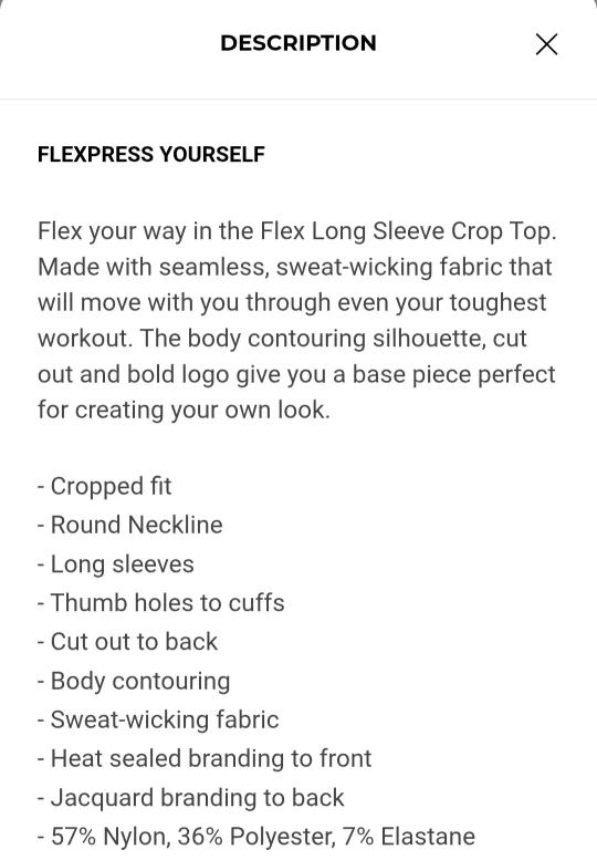 Gymshark Seamless Long Sleeve Crop Top - Light Grey image indicator(6)