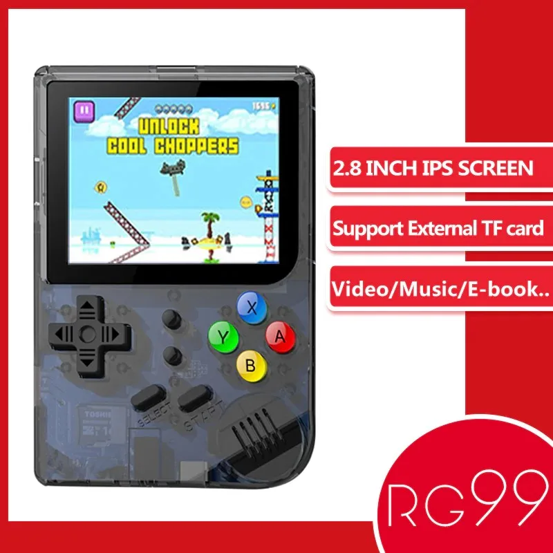 Anbernic RG99 2.8 Inch Handheld Game Console image indicator(2)