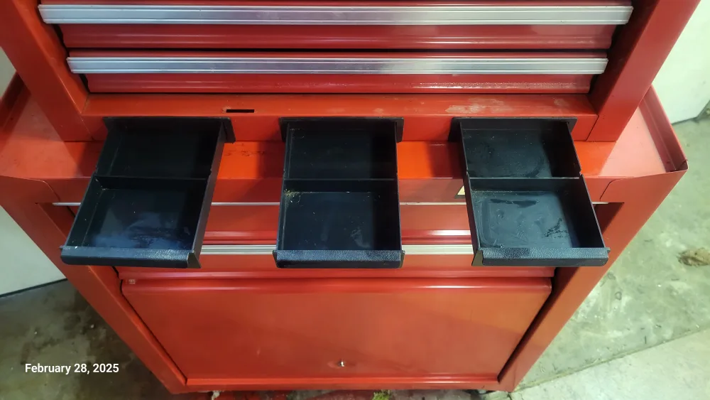 Waterloo Shop Series Red Tool Chest and Cabinet Set image indicator(8)