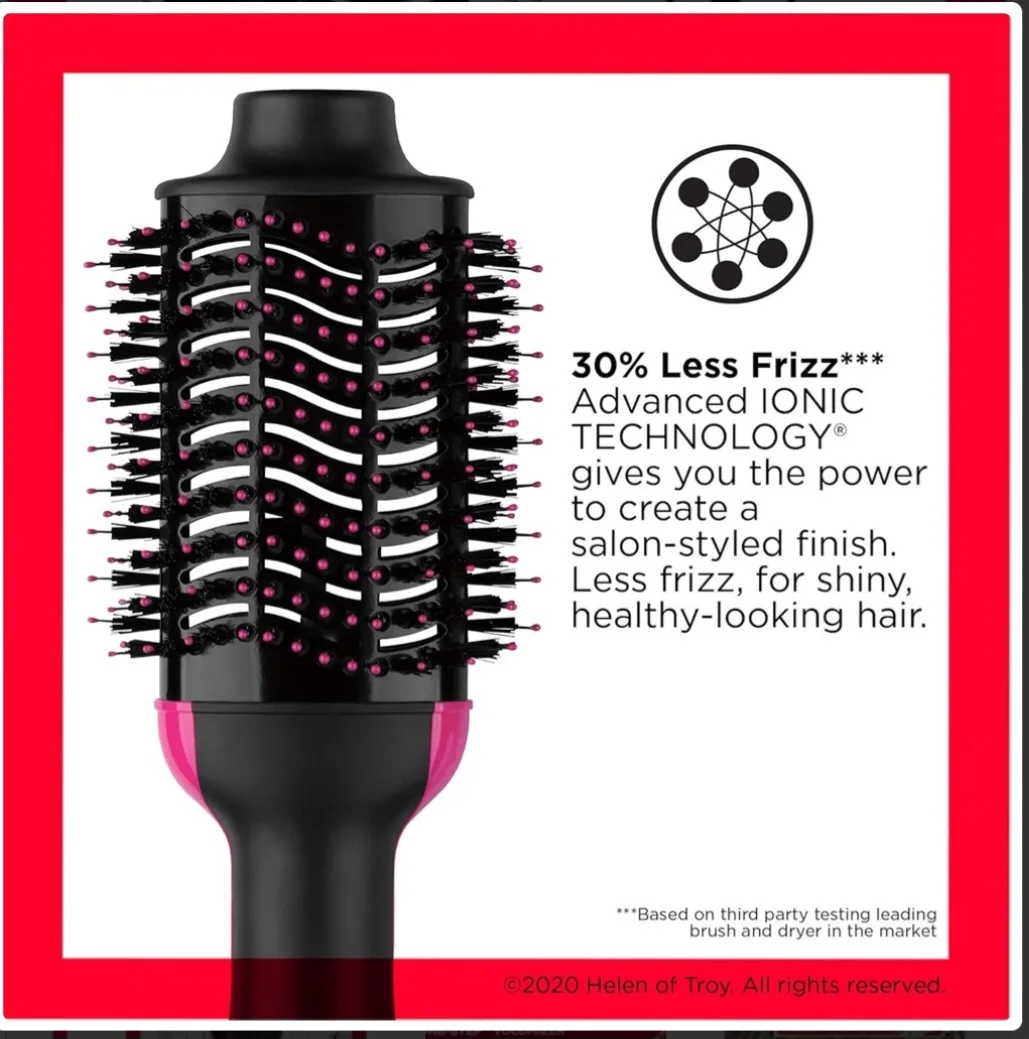 Revlon One-Step Volumizer Hair Dryer and Hot Air Brush image indicator(3)