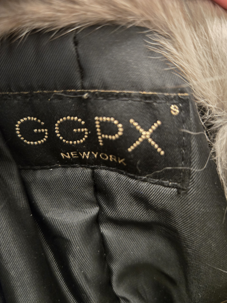 GGDX New York Black Trench Coat with Fur Collar - photo 3