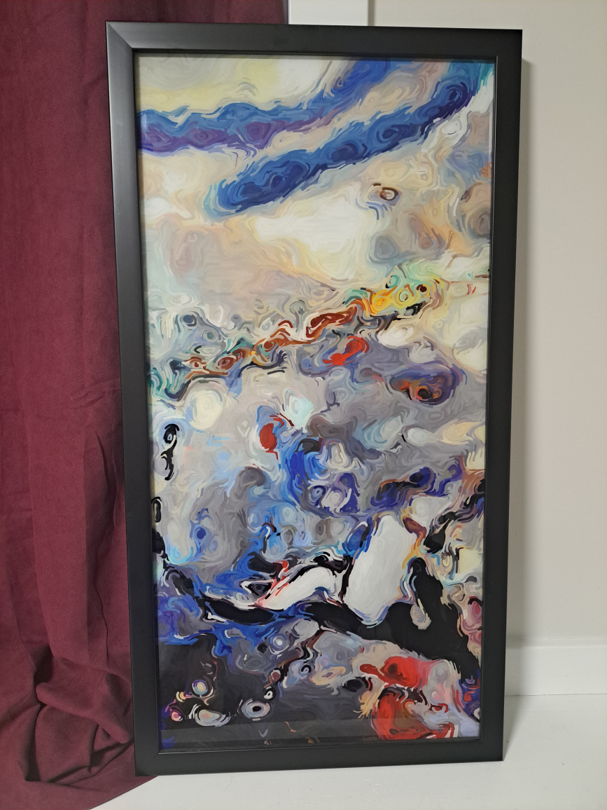 Abstract Framed Canvas Wall Art