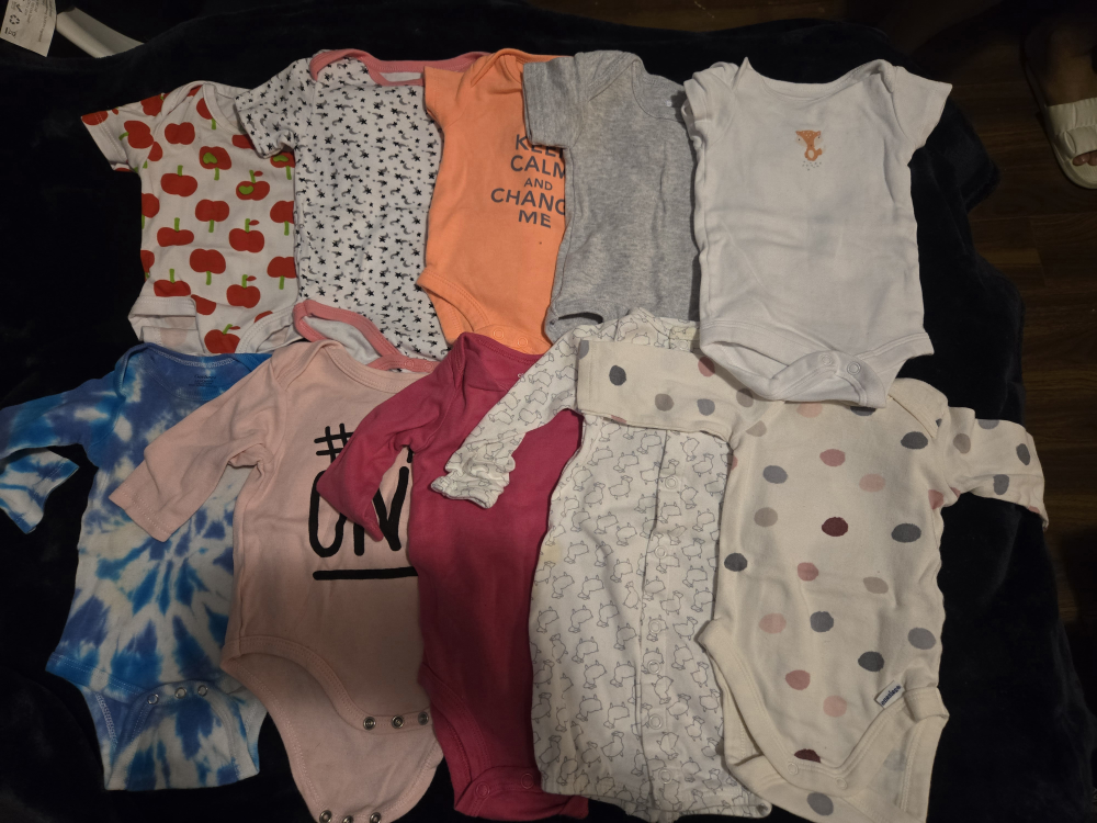 Bundle of 16 Baby Bodysuits and Sleepers