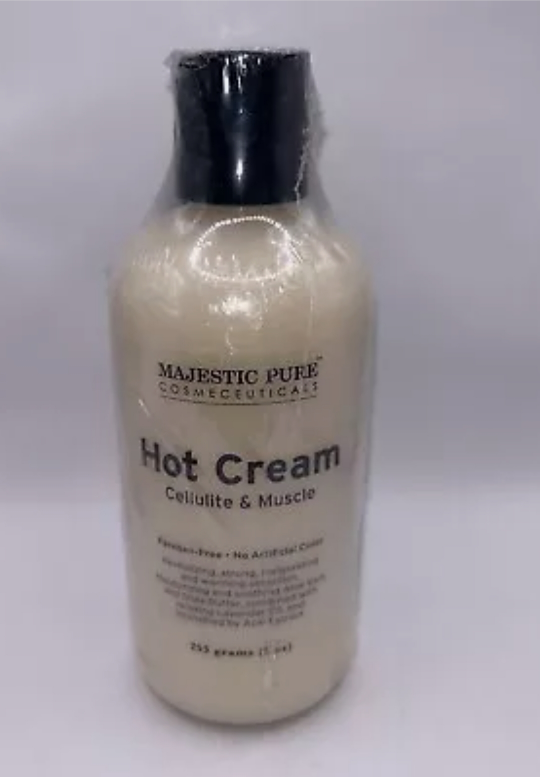 Majestic Pure Hot Cream for Cellulite & Muscle
