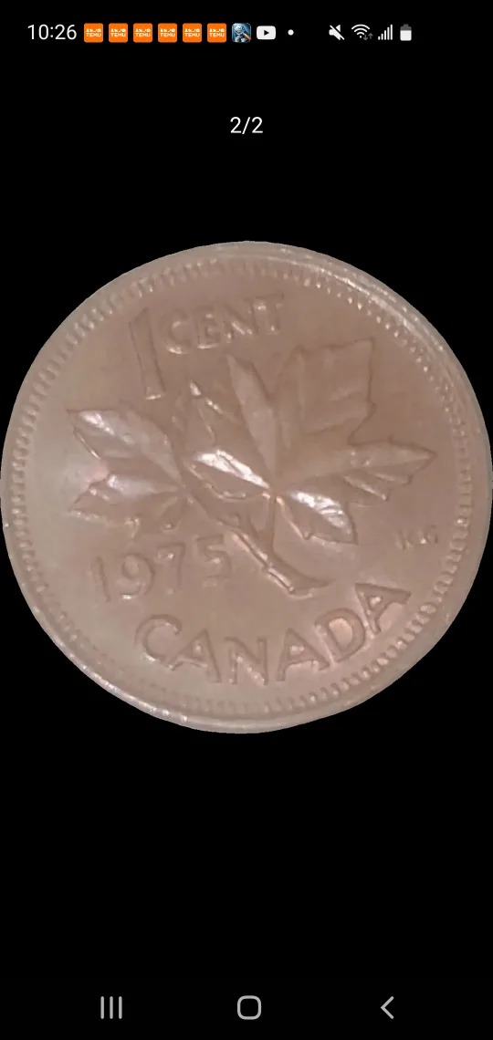 Canadian 1 Cent Coins -  lote the 13 coin image indicator(9)