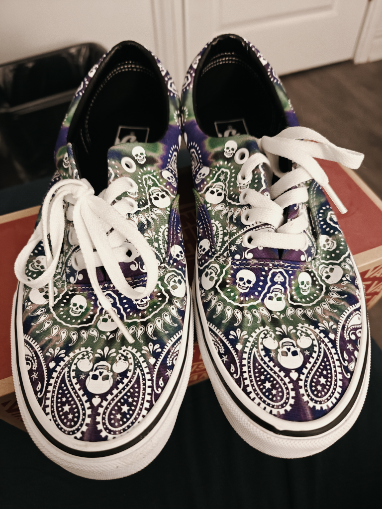 Vans Era Bandana Tie-Dye Purple Skate Shoes - Size 9 - photo 4