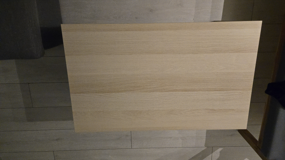 Light Oak Coffee Table with Shelf