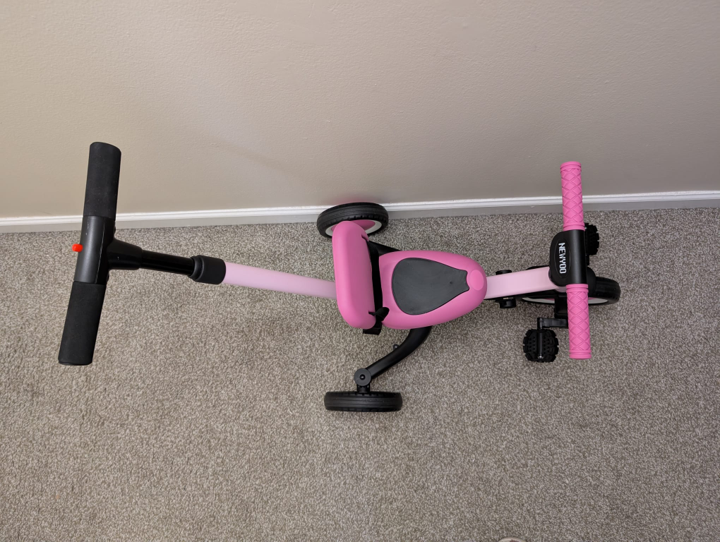 NEWYOO 3-in-1 Baby Tricycle Pink Balance Bike - photo 3