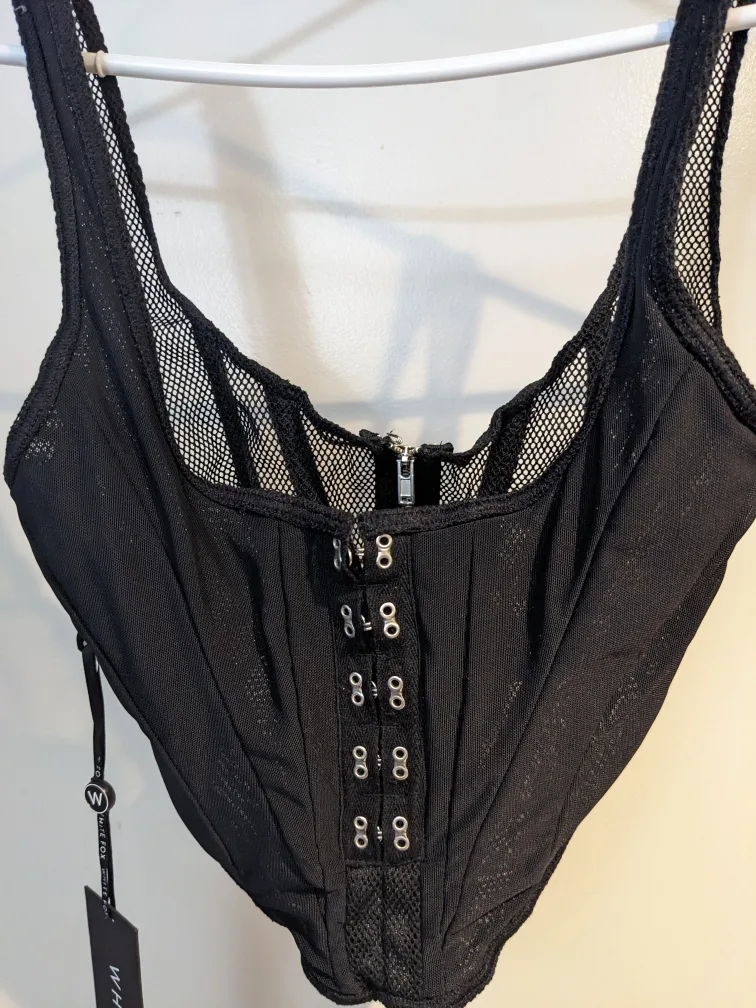 White Fox Bustier size Small BNWT image indicator(3)