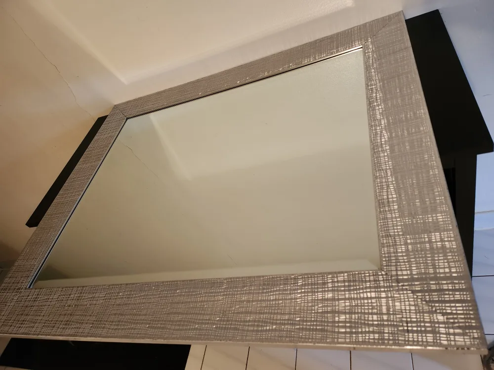 Large Silver Framed Mirror image indicator(7)